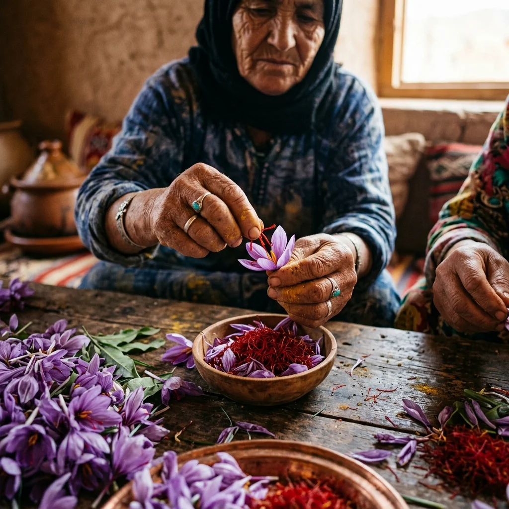 Women in Saffron